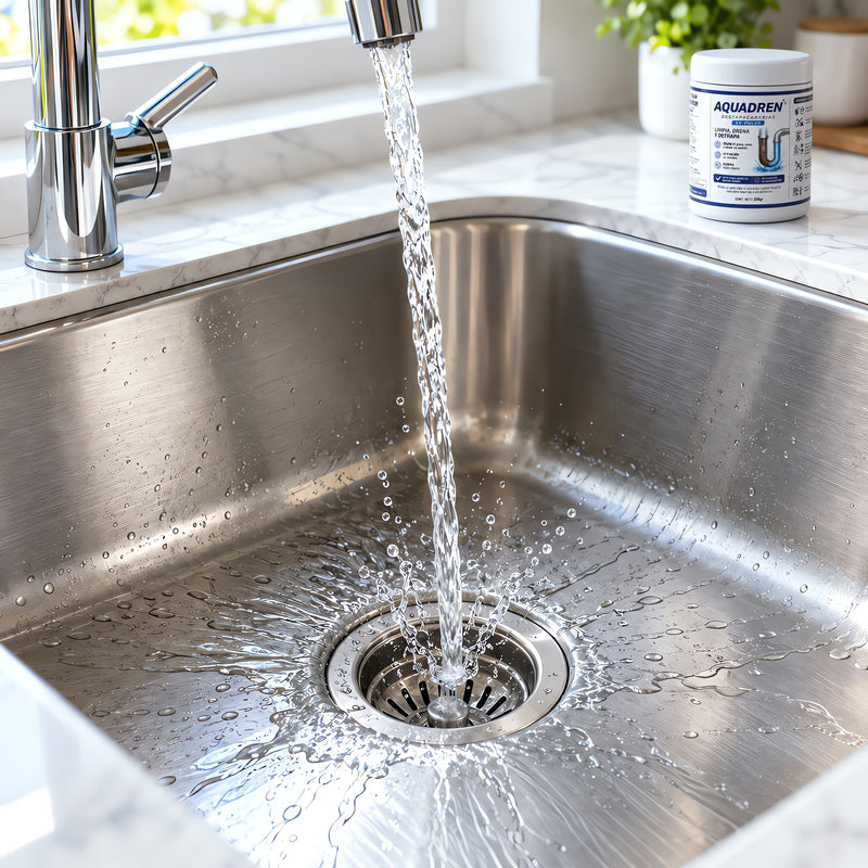 Enjuagá con agua